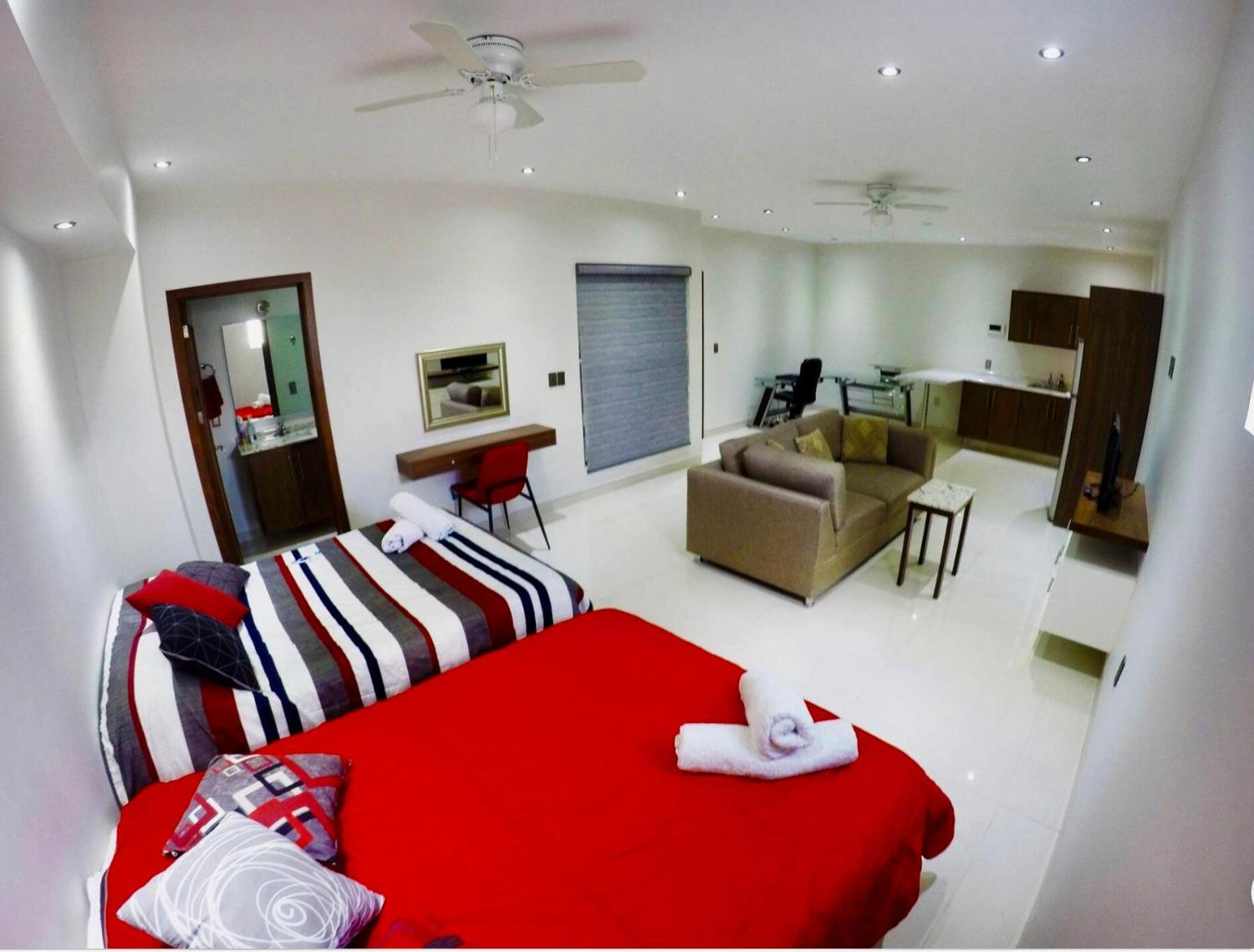 En El Centro 3 Hermoso Loft Familiar Ac Wifi 300 Mbps Aguascalientes Kültér fotó